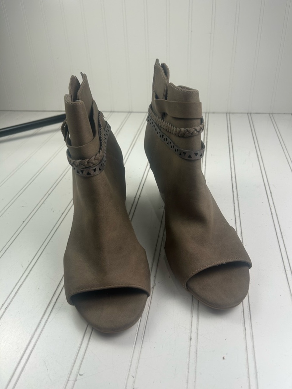 Maurice’s Sabrina Open Toe Ankle Boots Women’s Size 11M - Picture 8 of 10